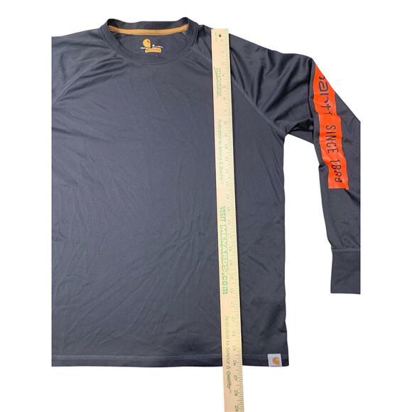 Carhartt Force Men's Fishing Shirt Long Sleeve Gray Relaxed Fit Pre-owned Gray - Picture 6 of 9